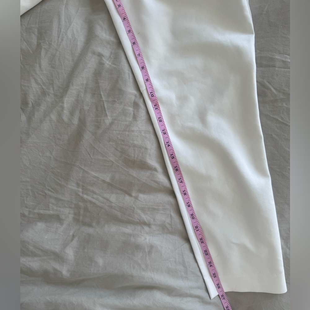 Ivanka Trump White Ankle Pants sz 12 - Picture 9 of 11